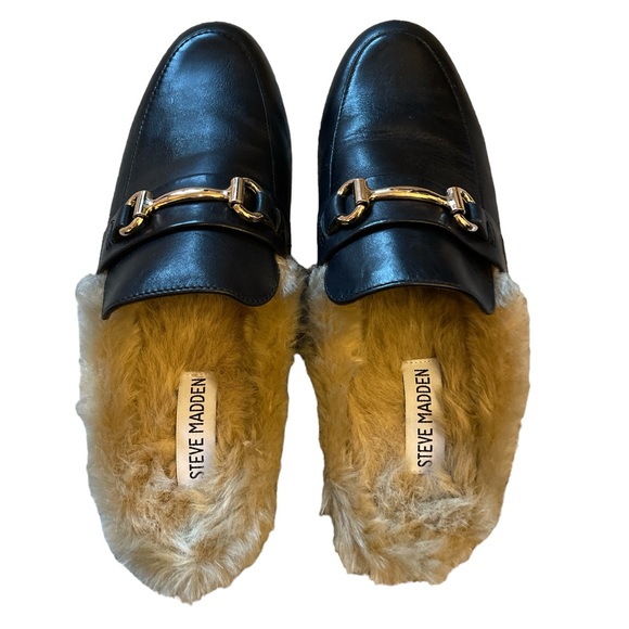 Steve Madden Women’s Jill Black Leather Loafer NWT size 7.5 - Picture 5 of 6